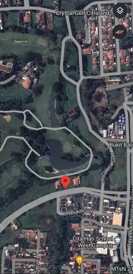 Dijual Tanah SHM Long golf view & lake view, Bukit golf block M-1, Cit