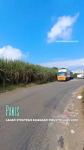Tanah Luas Strategis di kawasan industri Pakis Malang