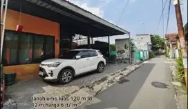 Dijual Tanah Di UMS  surakarta Barat kampus
