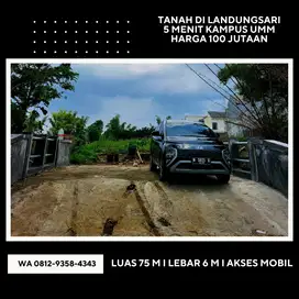 Tanah 100 Jutaan di Landungsari Malang