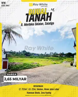Tanah Kavling Strategis di Jl. Merdeka Selatan, Sidorejo, Salatiga