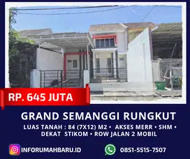 Akses Merr ‼️ Rumah Grand Semanggi Residence Wonorejo Rungkut