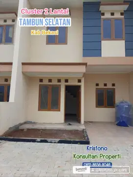 Rumah Baru SHM 2 Lantai Strategis Dekat Stasiun Tambun