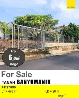 DIJUAL TANAH DI BANYUMANIK A4297