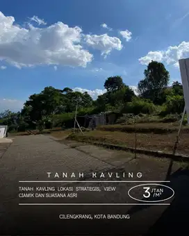 Tanah Kavling Cibiru 3Jutaan Permeter Suasana Asri View Kota Bandung