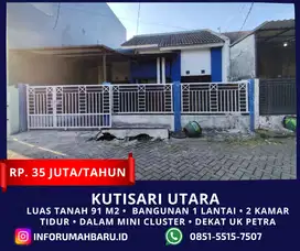 KUTISARI UTARA dekat Kampus Petra‼️Rumah Disewakan 1 Lantai