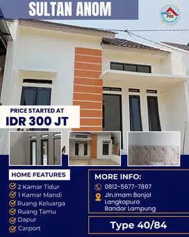 RUMAH MURAH SIAP HUNI DI PUSAT PERKOTAAN