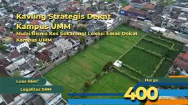 Tanah SHM Kota Malang Cocok Untuk Rukost Strategis