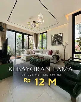 Rumah Newly Renovated Furnished di Kebayoran Lama Jakarta Selatan