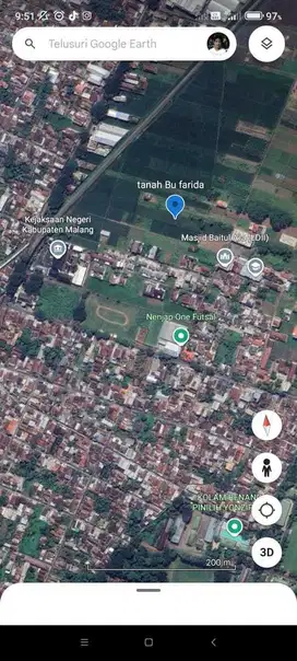 Dijual Tanah di kepanjen malang