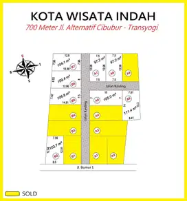 investasi nilai nya makin naik adalah tanah Kavling area Kota Wisata