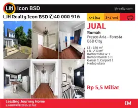 Rumah 2 lt di Foresta BSD City