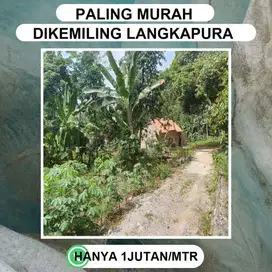 TANAH STRATEGIS LANGKAPURA DEKAT SEKOLAH DAN UNIVERSITAS AKSES MUDAH