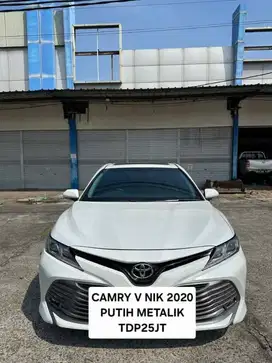 Toyota Camry V 2020 tdp 25jt 2021 / record  2019 putih metalik
