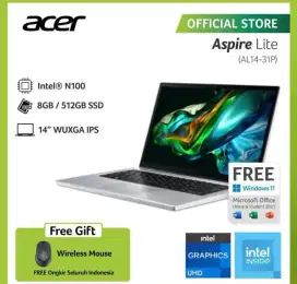 Acer 8/512 baru masih segel garansi resmi
