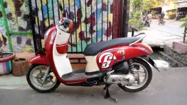 scoopy fi 2015 mulus bagus mesin sehat motor masih enak