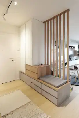 Partisi , sekat ruangan , kitchen set , lemari pakaian