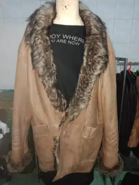 Jaket kulit pria import