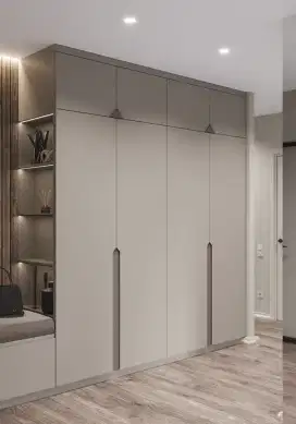 Lemari pakaian , wardrobe , tempat tidur , partisi , kitchenset