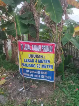 Dijual tanah kosong