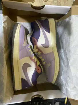 Sepatu Sneakers Nike Air Jordan 1 Low Pink Pastel Purple