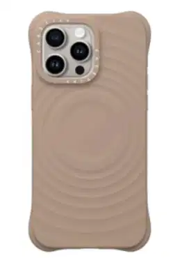 Softcase CASETiFY Ripple Essentials warna LATTE