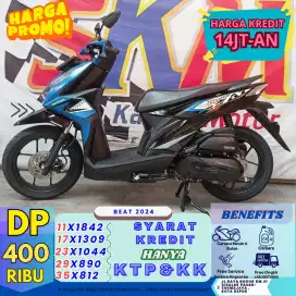 Proses 1hari dp 400rb + kredit beat cbs 2024