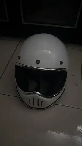 HELM CAKIL M3O SIMPSON M50 FULL FACE RETRO KLASIK