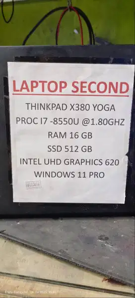 LAPTOP THINKPAD X380 YOGA