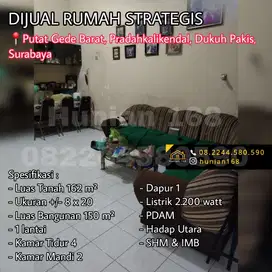 RUMAH Putat Gede Barat Pradah kalikendal Dukuh Pakis Surabaya Barat