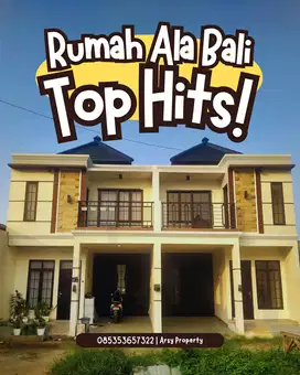 Rumah Gaya Bali Nyaman dan Strategis - SIAP HUNI !!