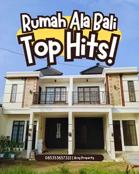 RUMAH TROPIS BALI AT RADAR AURI CIMANGGIS DEPOK - AKSES LRT & TOL