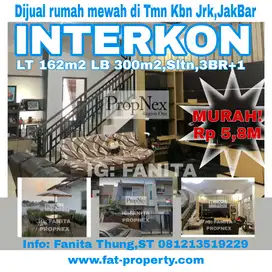 Dijual rumah mewah di Tmn Kbn Jrk blok J,JakBar LT 162m2 LB 300m2