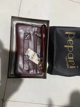 pepari leather tas unisex kulit sapi wrislet