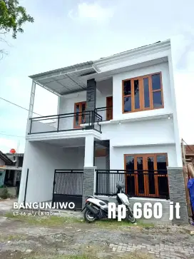Dijual Rumah Baru Hanya 50 meter dari Jalan Karangjati Bangunjiwo