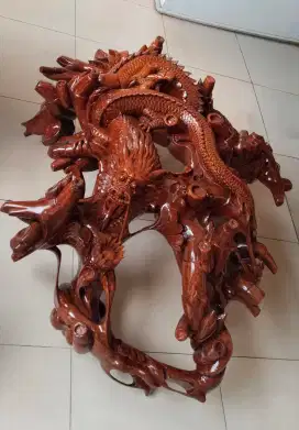 Meja Akar Kayu Jati