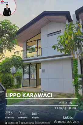 Disewakan Rumah Baru Hook Siap Huni di Lippo Karawaci Murah Meriah