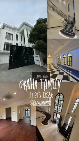 Dijual Rumah Baru Classic Graha Family Ada Kolam Renang