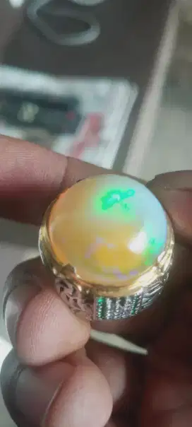 Kalimaya jarong ring perak jumbo 20 ct up