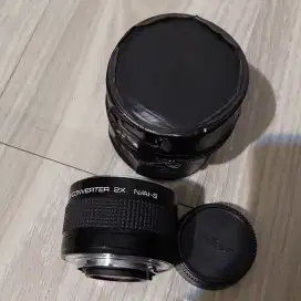 Lensa Nikon Teleconverter X2 Auto Tele Plus Converter Teleplus 2X