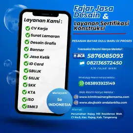 Jasa Desain Grafis & Layanan Sertifikasi