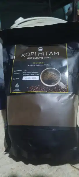 Kopi robusta gunung lawu