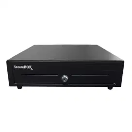 SecureBox Cash Drawer Laci Uang Kasir Metal 5 Slot Kertas 8 Slot Koin