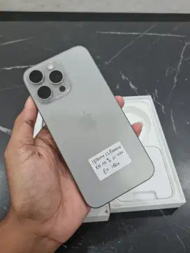 Iphone 15 pro 128gb natural jual cepet !!