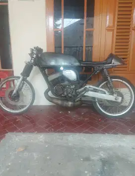 Motor custom kawasaki gto 2 tak bahan cafe racer