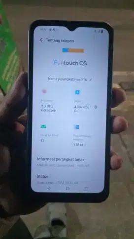 Vivo y16 4/128 normal nominus hp only