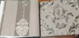 Wallpaper dinding premium motif timbul