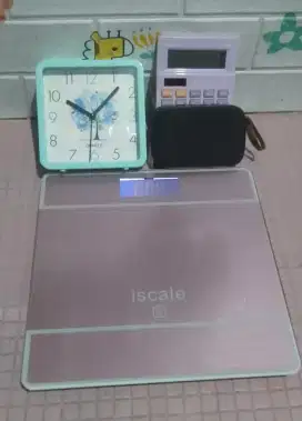 Timbangan Kalkulator Jam Speaker