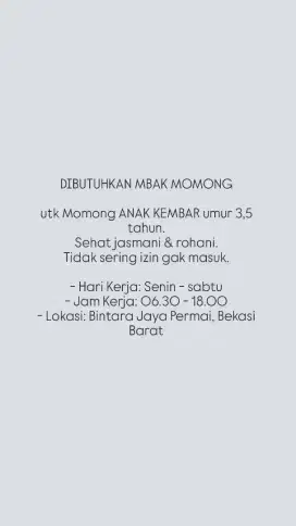 MOMONG ANAK KEMBAR