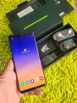 Samsung Note 9 S pen NFc ram 8/512 mulus cakep fulset